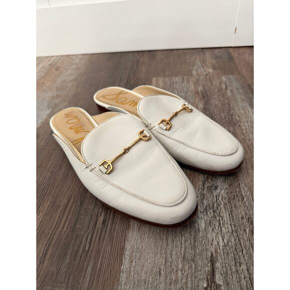 Sam Edelman Shoes - Sam Edelman Linnie Bit Mule in White size women’s 8 EUC